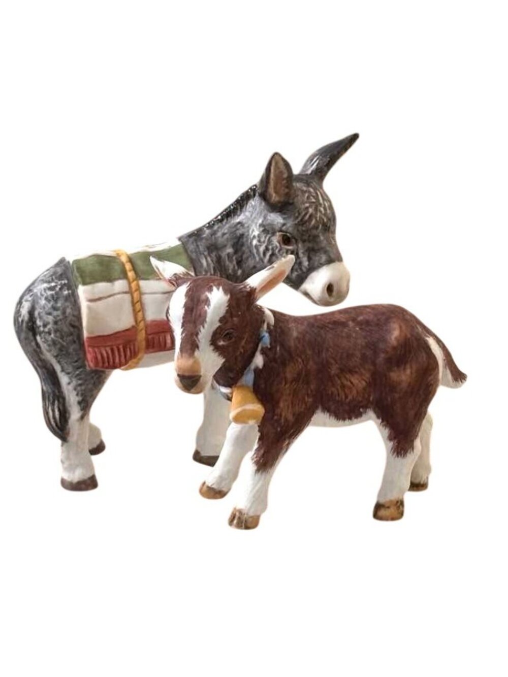 Gregory Perillo Sagebrush Kids Christmas Nativity Donkey Goat Burro Figurines - Picture 4 of 9